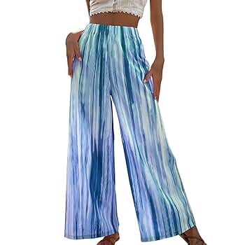 パーバーズPERVERZE Stripe Tie Dye Trousers Amazon.com: YOLAI Tie-dye Stripes Casual Pants for Women